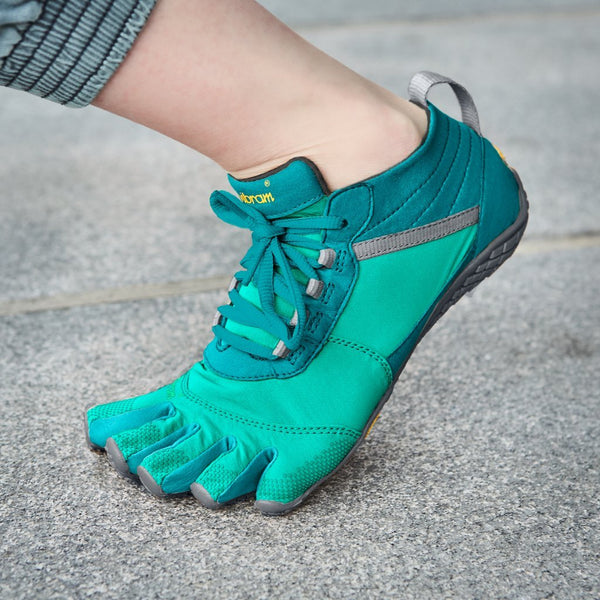 Vibram V Trek Women Teal Grey Vibram Five Fingers Shoes Barefoot.kw
