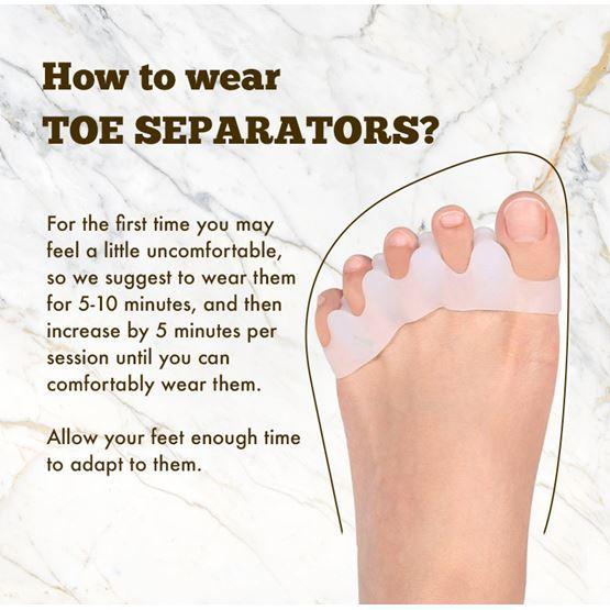 Shop Online Toe Separators - Barefoot - Worldwide Shipping