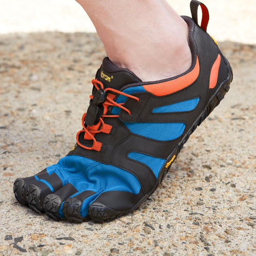 Vibram V-Trail 2.0 Men - Blue/Orange-Footwear-Barefoot.kw