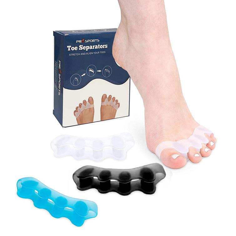 Silicone Toe Separators - Free Size (3 Pairs)