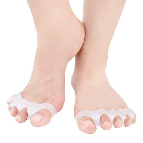 Pro Sports Silicone Toe Separators - Free Size (1 Pair)-Yoga Accessories-Barefoot.kw
