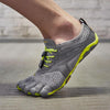 Vibram V-Run Men - Grey/Yellow-Footwear-Barefoot.kw