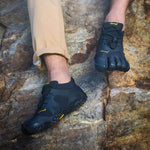 Vibram V-Alpha Men - All Black-Footwear-Barefoot.kw