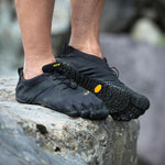 Vibram V-Alpha Men - All Black-Footwear-Barefoot.kw